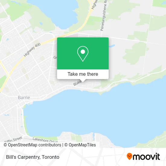 Bill's Carpentry map