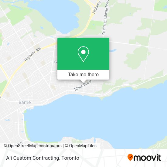 Ali Custom Contracting map