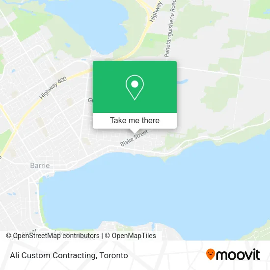 Ali Custom Contracting map