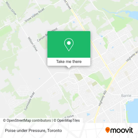 Poise under Pressure map