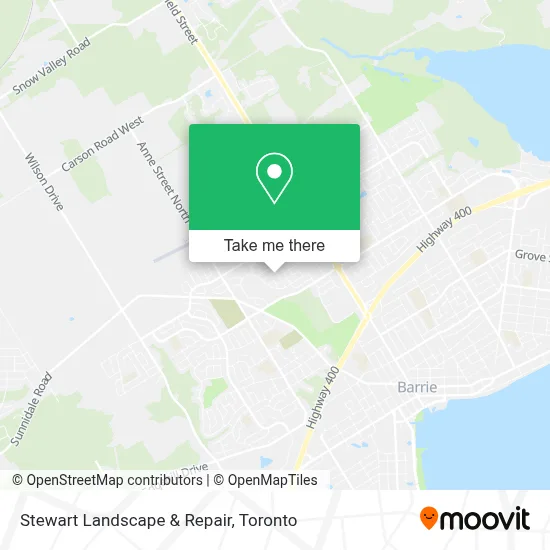 Stewart Landscape & Repair map