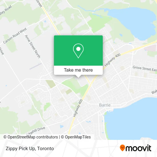Zippy Pick Up map