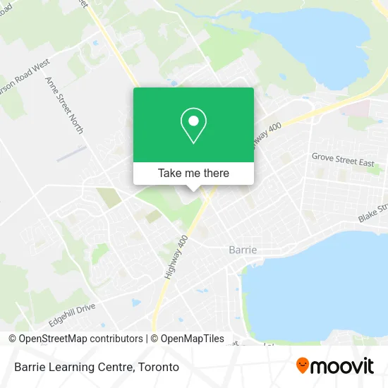 Barrie Learning Centre map