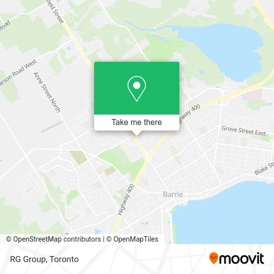 RG Group map