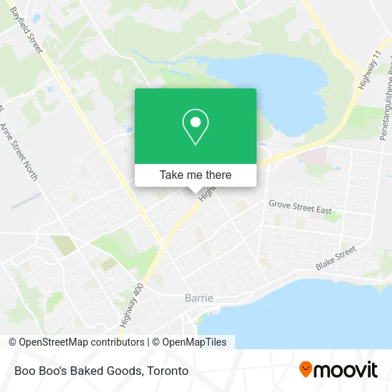 Boo Boo's Baked Goods map