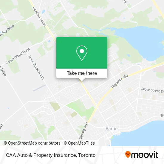 CAA Auto & Property Insurance map