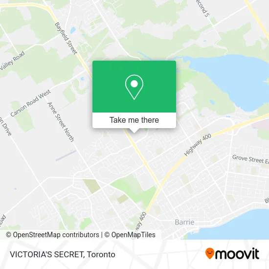 VICTORIA'S SECRET map