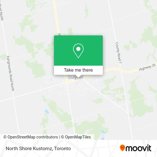North Shore Kustomz map