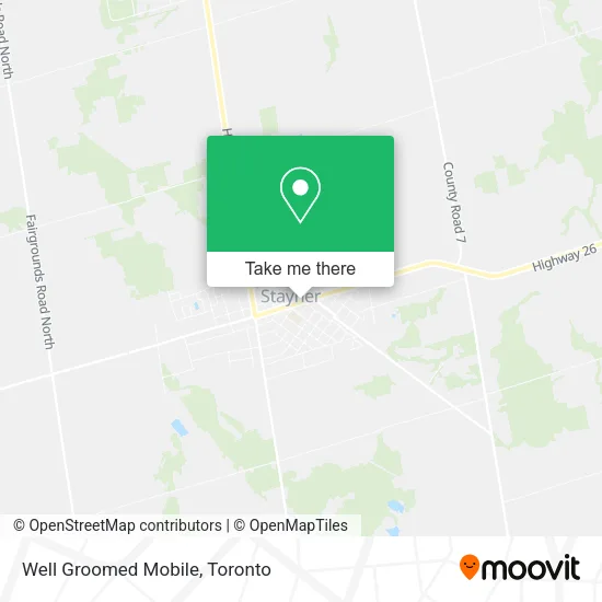 Well Groomed Mobile map