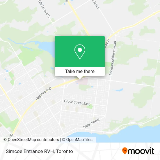 Simcoe Entrance RVH map
