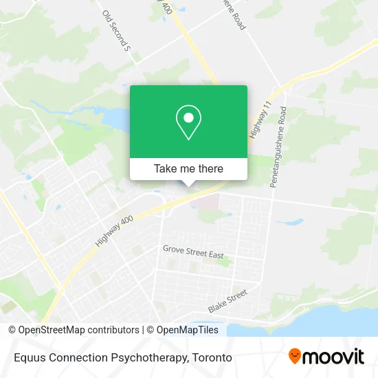 Equus Connection Psychotherapy map
