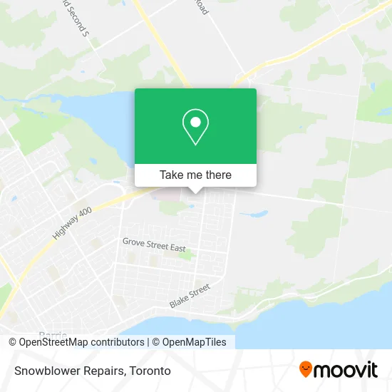 Snowblower Repairs map
