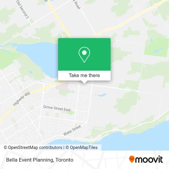 Bella Event Planning map