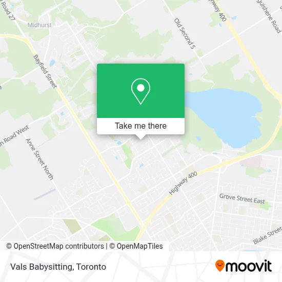 Vals Babysitting map
