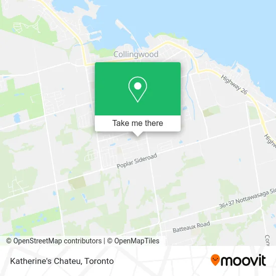 Katherine's Chateu map