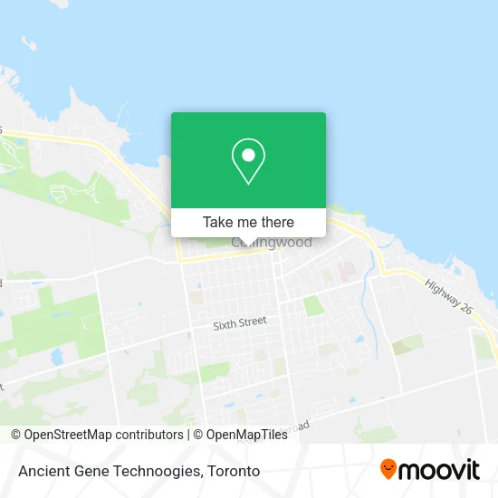 Ancient Gene Technoogies map