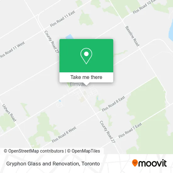 Gryphon Glass and Renovation map