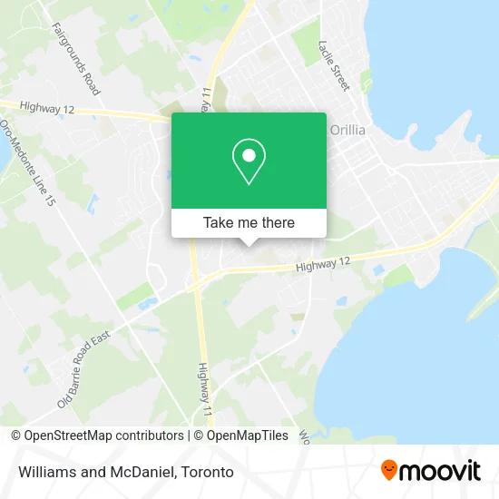 Williams and McDaniel map
