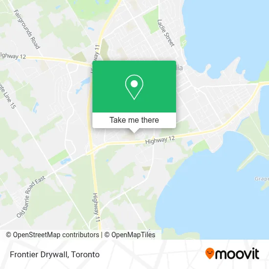 Frontier Drywall map