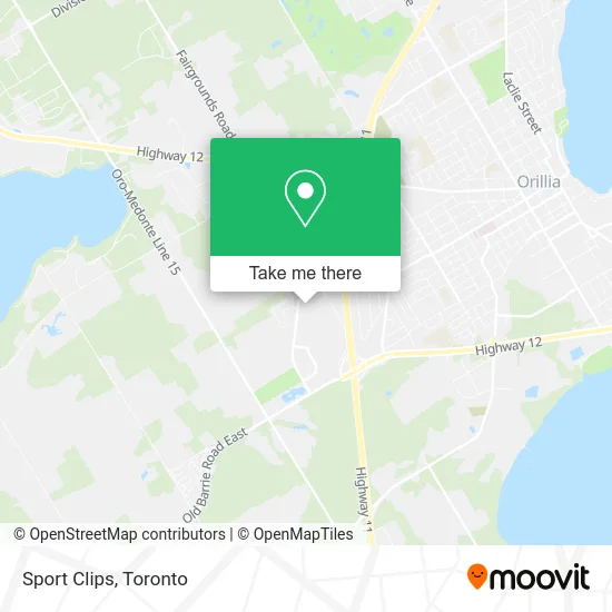 Sport Clips map