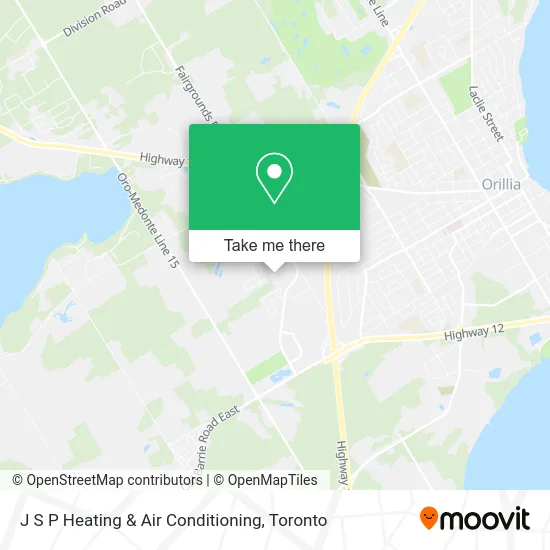 J S P Heating & Air Conditioning map