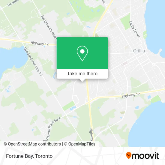 Fortune Bay map