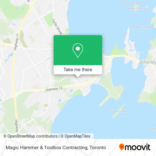 Magic Hammer & Toolbox Contracting map