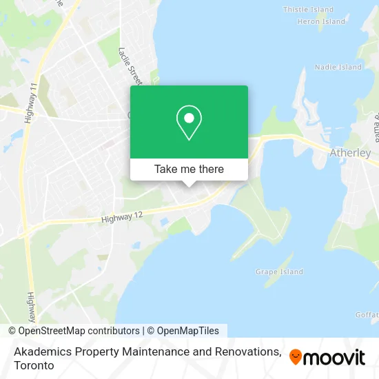 Akademics Property Maintenance and Renovations map