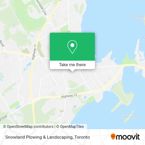 Snowland Plowing & Landscaping map