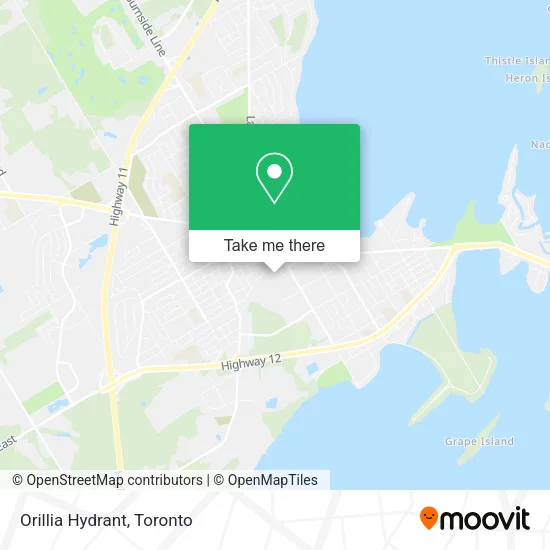 Orillia Hydrant map