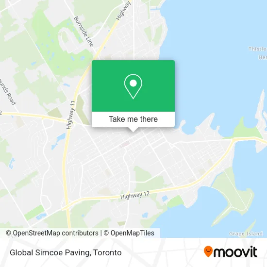 Global Simcoe Paving map