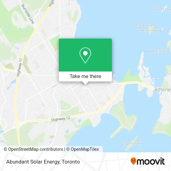 Abundant Solar Energy map