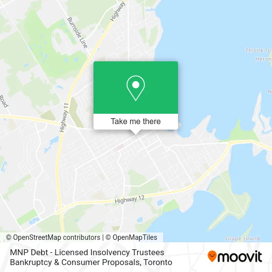 MNP Debt - Licensed Insolvency Trustees Bankruptcy & Consumer Proposals map