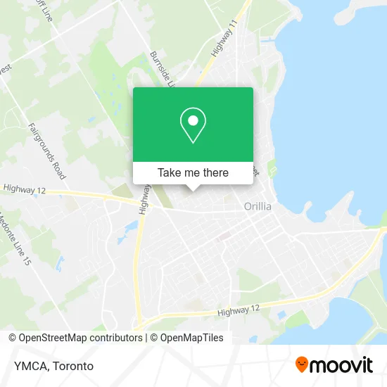 YMCA map
