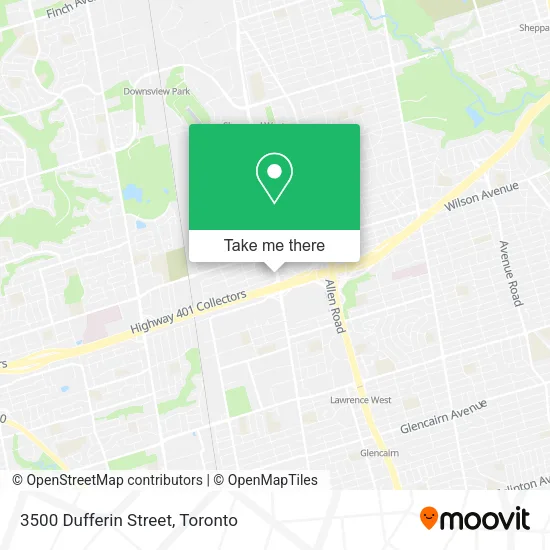 3500 Dufferin Street plan