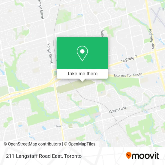 211 Langstaff Road East plan