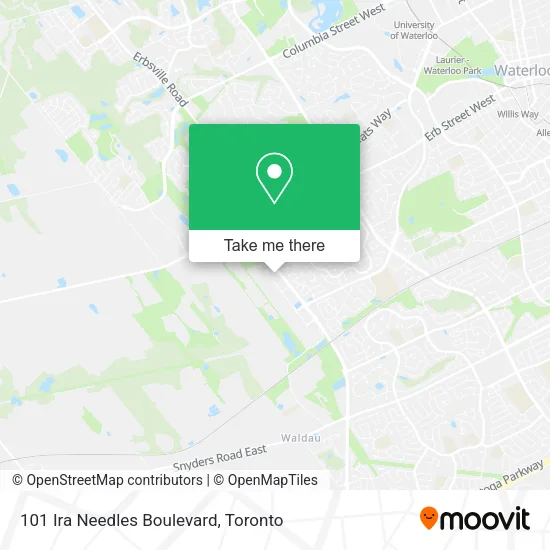 101 Ira Needles Boulevard map