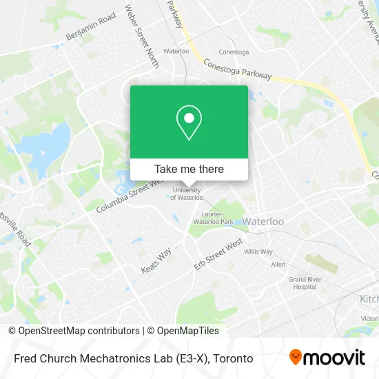 Fred Church Mechatronics Lab (E3-X) map