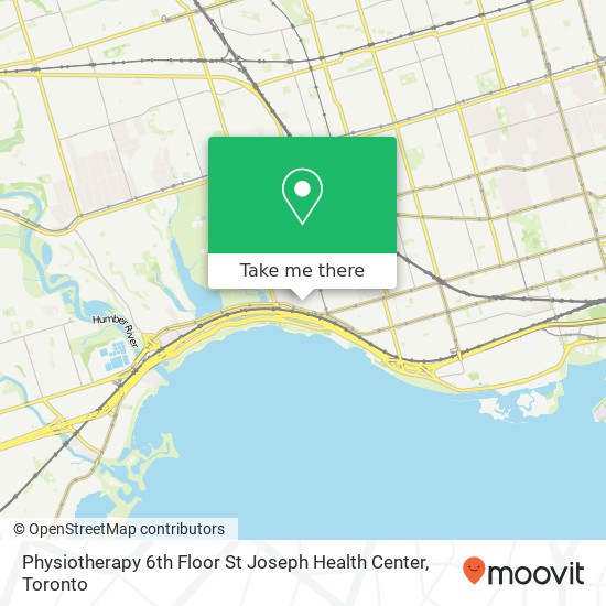 Physiotherapy 6th Floor St Joseph Health Center plan