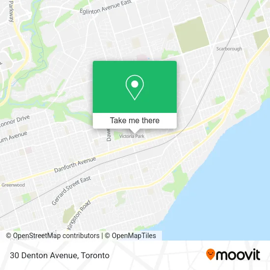 30 Denton Avenue map