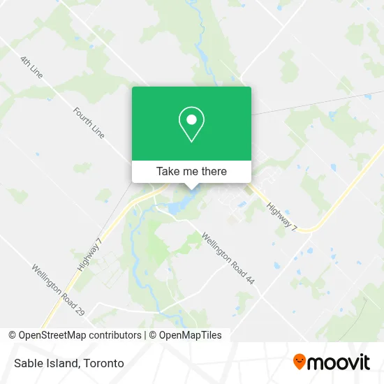 Sable Island map