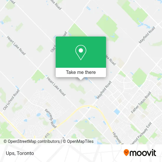 Ups map