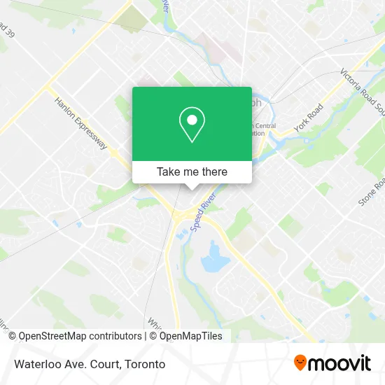 Waterloo Ave. Court map