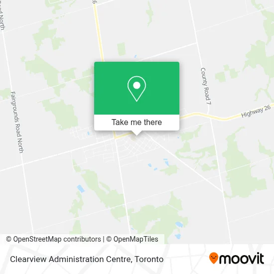 Clearview Administration Centre map