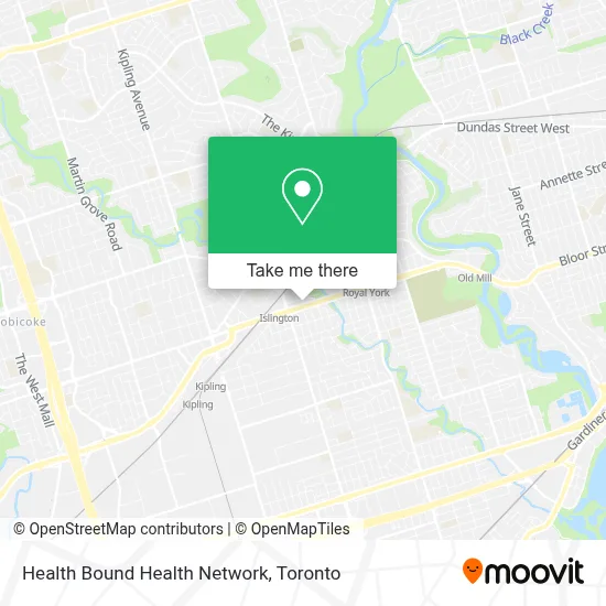 Health Bound Health Network map