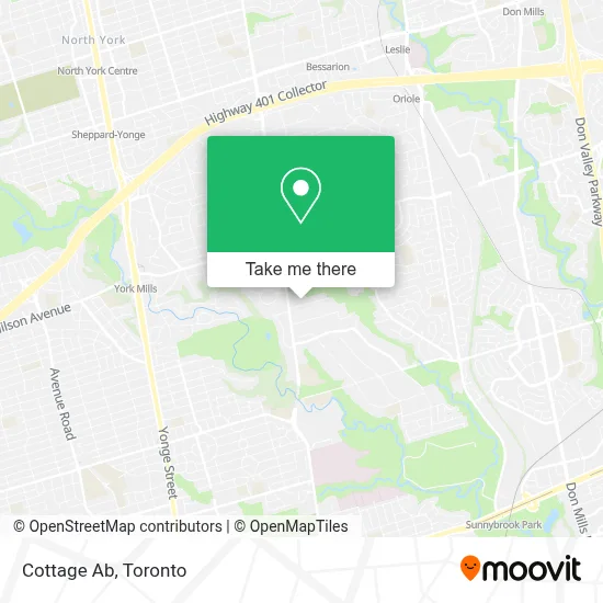 Cottage Ab map