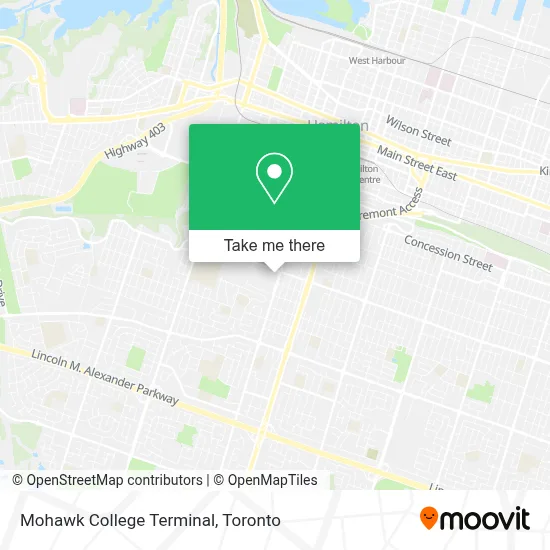 Mohawk College Terminal map