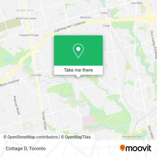 Cottage D map