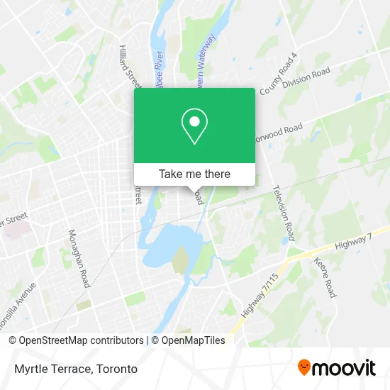 Myrtle Terrace map