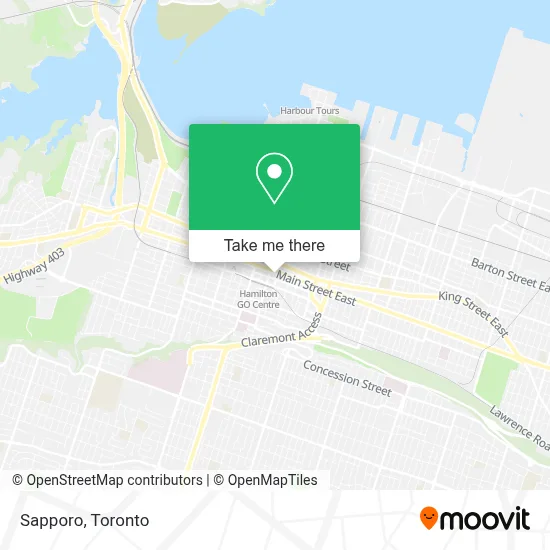 Sapporo map